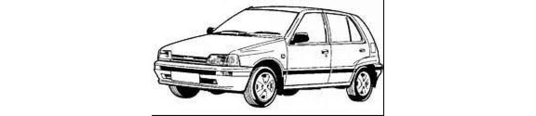 DAIHATSU CHARADE G100/101/102 от 1987 до 1994