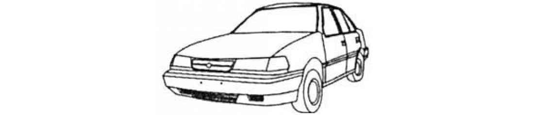 HYUNDAI EXCEL (PONY) от 1992 до 1995
